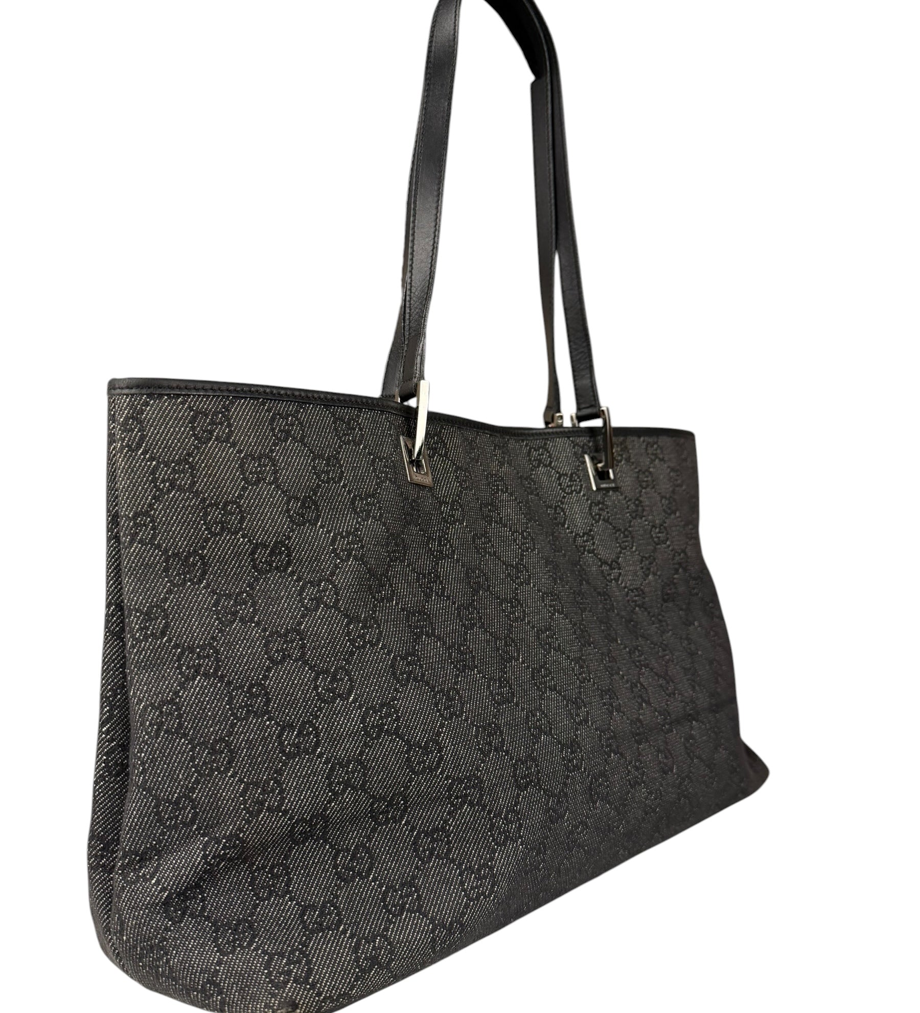 Gucci GG Denim Eclipse Tote