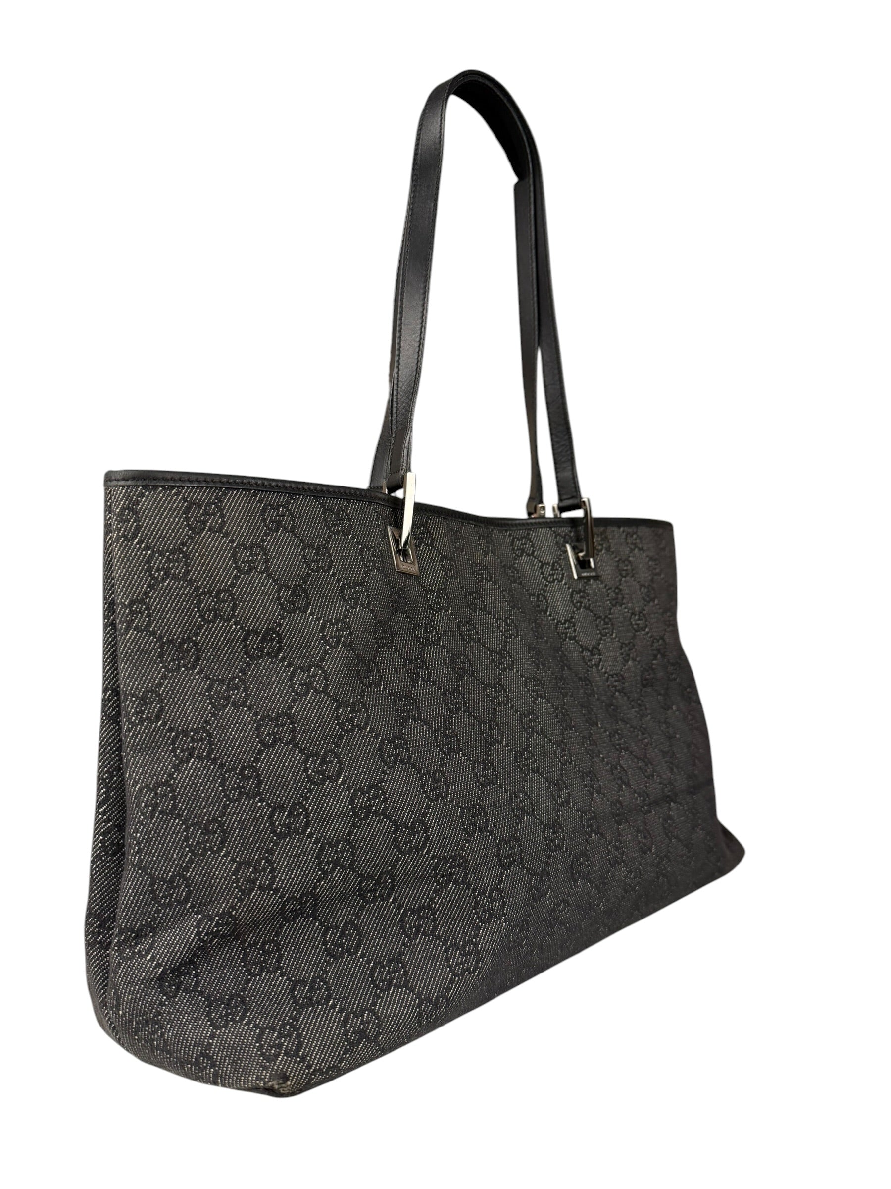 Gucci GG Denim Eclipse Tote