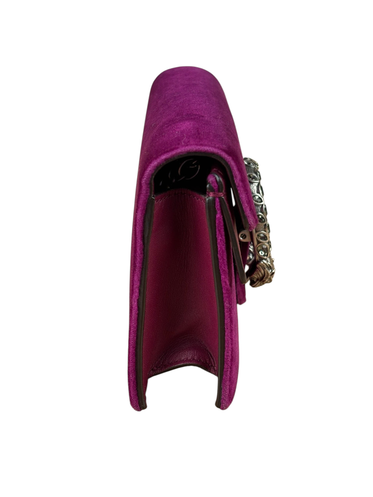 Gucci Purple Velvet Super Mini Dionysus Shoulder Bag