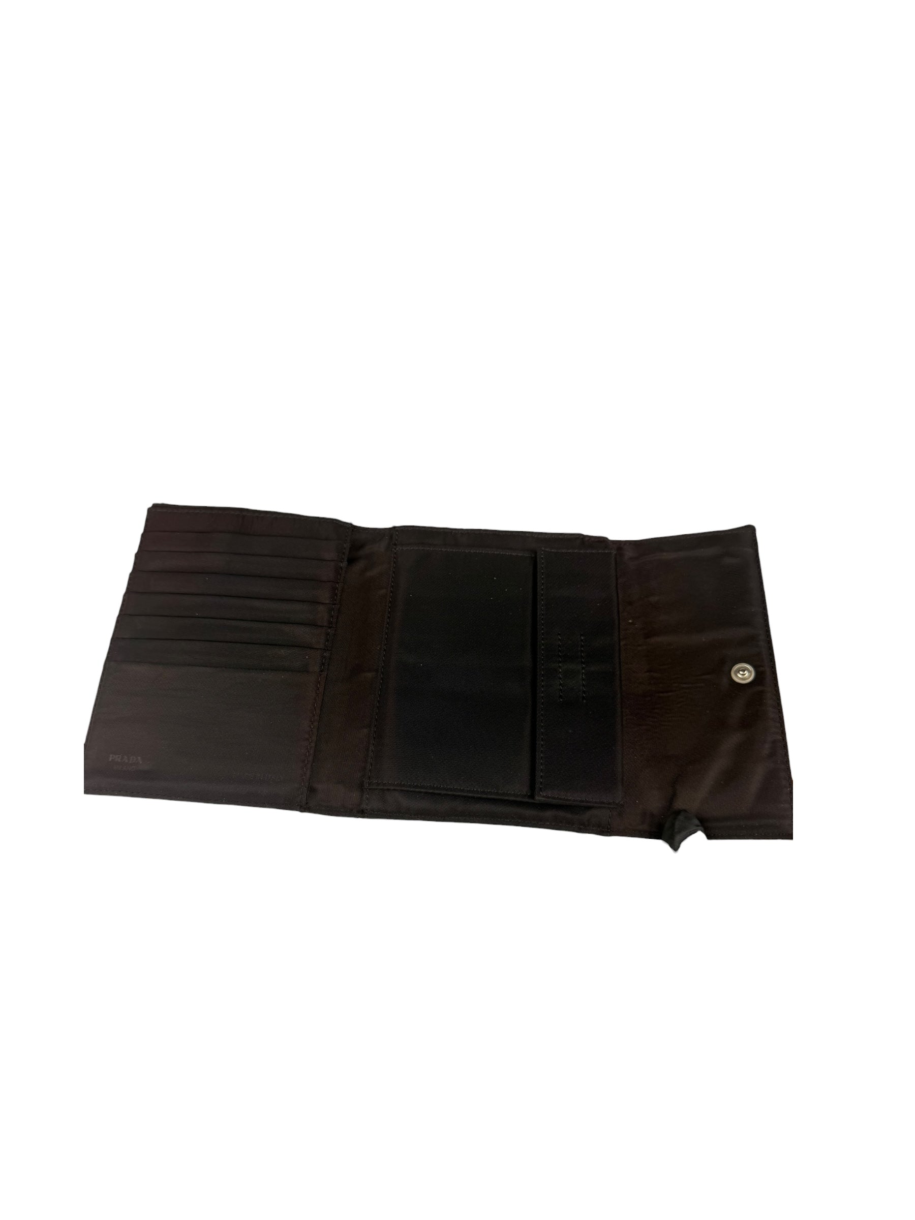 Prada Vintage Nero Tessuto Sport Wallet