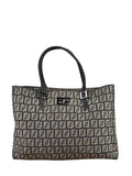 Fendi Brown Zucchino Canvas Mini Tote