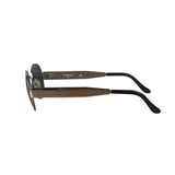 Chanel Vintage Silver Round Frame Sunglasses