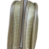 YSL Vintage Grey Leather Travel Pouch