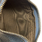Salvatore Ferragamo Navy Calfskin Coin/Card Holder
