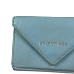 Balenciaga Baby Blue Tri-Fold Wallet