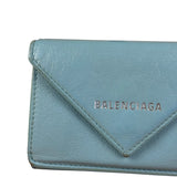Balenciaga Baby Blue Tri-Fold Wallet