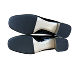 Miu Miu Black Patent Crystal Embellished Pumps