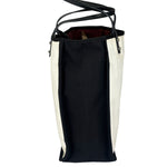 Chanel Black/White Leather Trim Whistle Charm 5x5=CC 2014