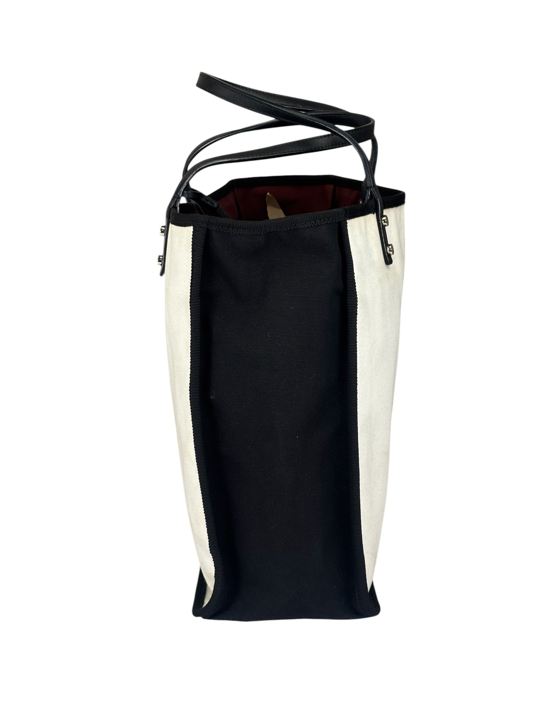 Chanel Black/White Leather Trim Whistle Charm 5x5=CC 2014