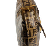 Fendi Brown PVC Zucca Baguette