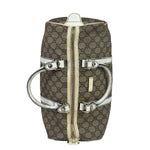 Gucci Beige/White Leather Trim GG Joy Boston Bag