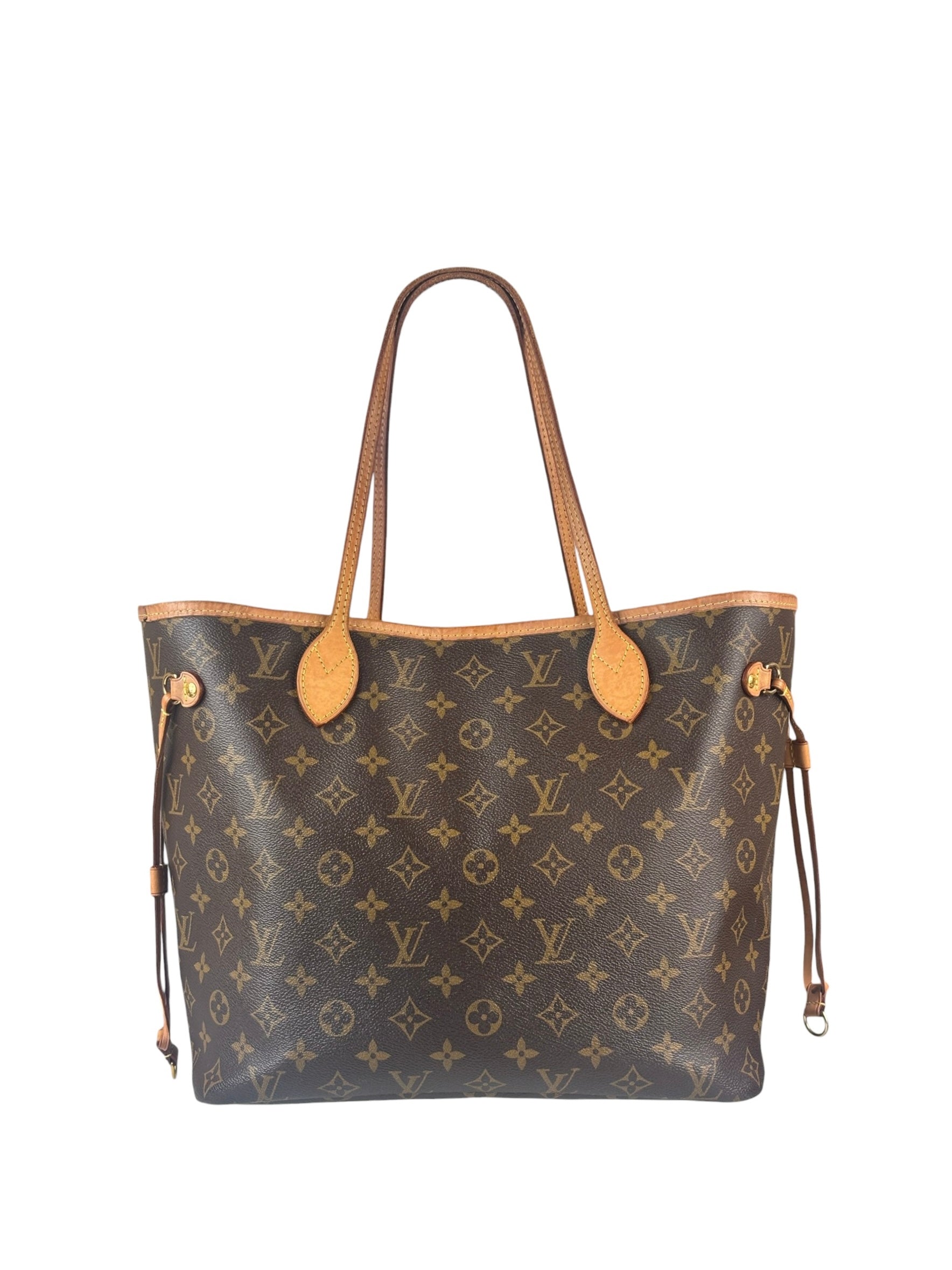 Louis Vuitton Monogram Neverful MM Pink Canvas-Lined Tote Bag
