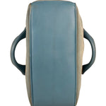 Celine Baby Blue Suede Leather Trip Boogie Handbag
