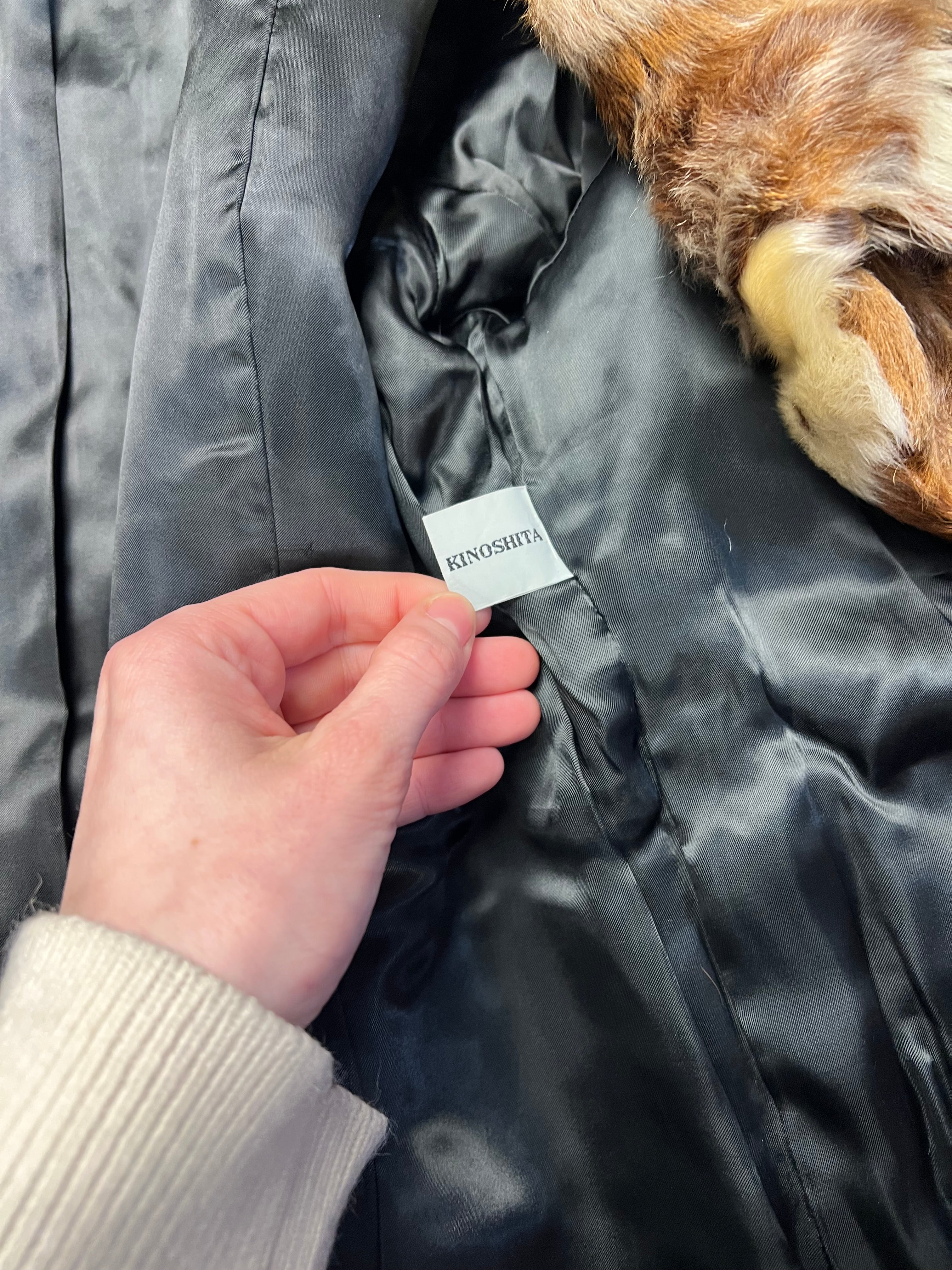 Kinoshita Multi-Color Brown Coat