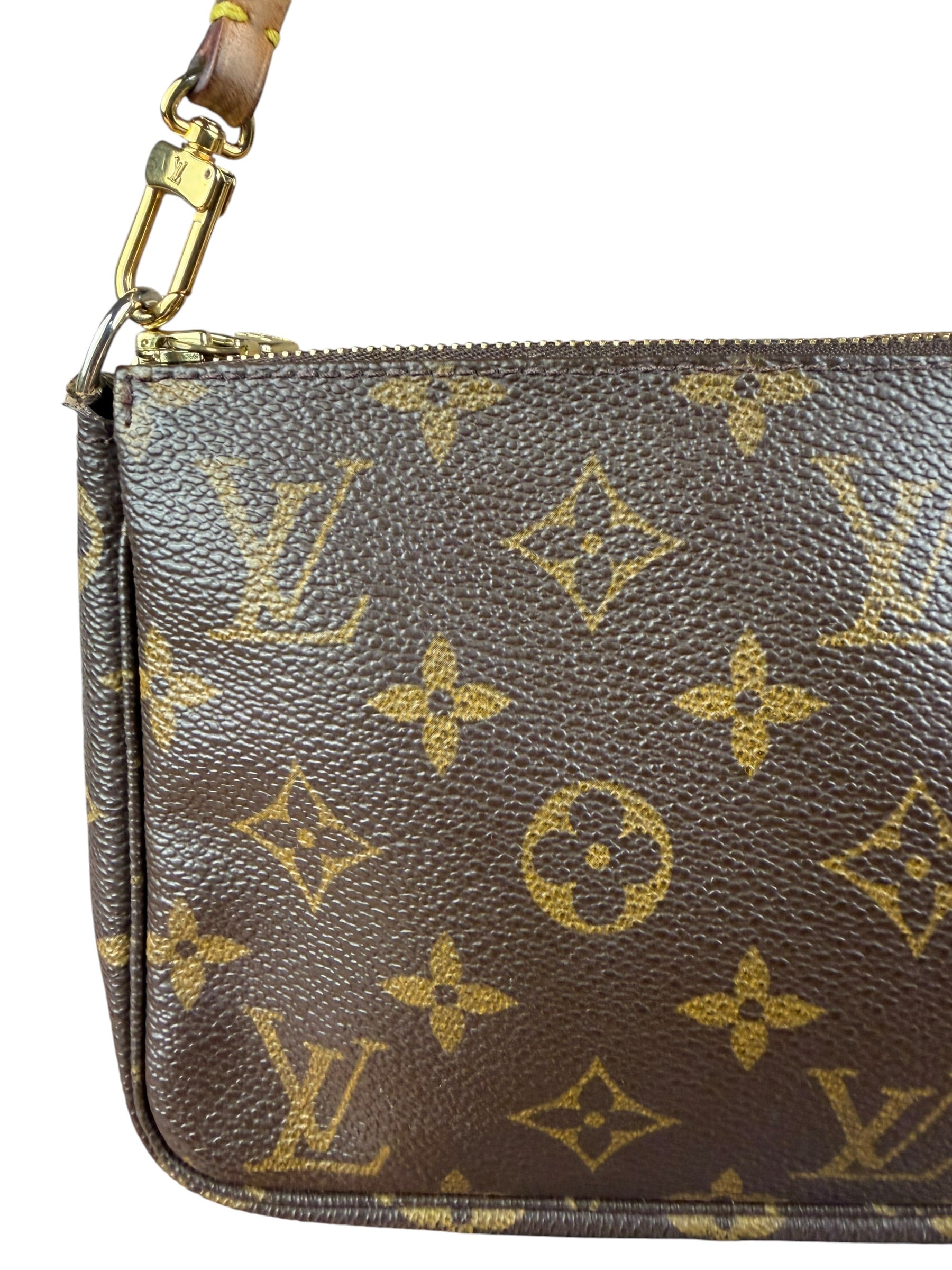 Louis Vuitton Leather Monogram Pochette
