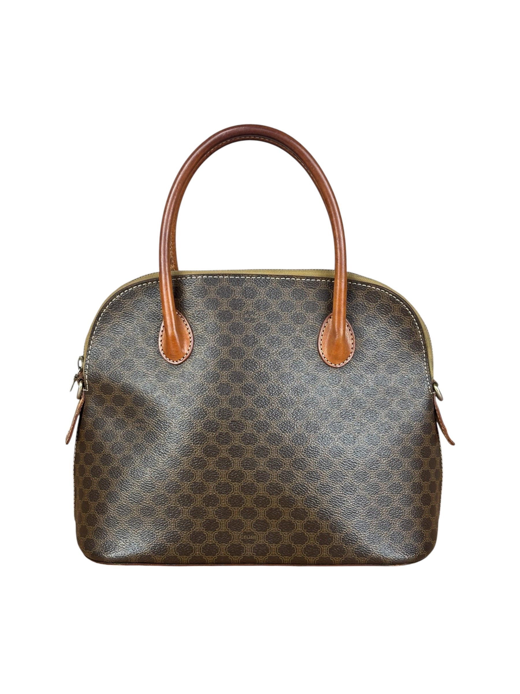 Celine Vintage Macadam Top Handle Bag