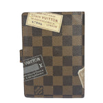 Louis Vuitton Damier Ebene Trunk & Labels Small Ring Agenda Cover