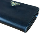 Prada Saffiano Zip Compact Wallet