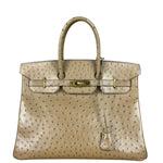 Hermes Birkin 35 Mousse Ostrich 2001