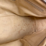 Chanel Cream Chevron Leather Outdoor Ligne Shoulder Bags  2005