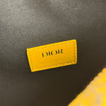 Christian Dior Yellow Oblique Canvas Lingot 22 Shoulder Bag