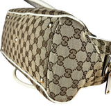 Gucci GG Canvas Trophy Boston Bag