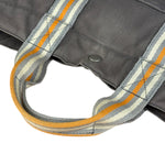 Hermes Grey Canvas Fourre Tout GM