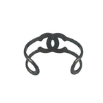 Chanel Vintage Interlocking CC Cuff