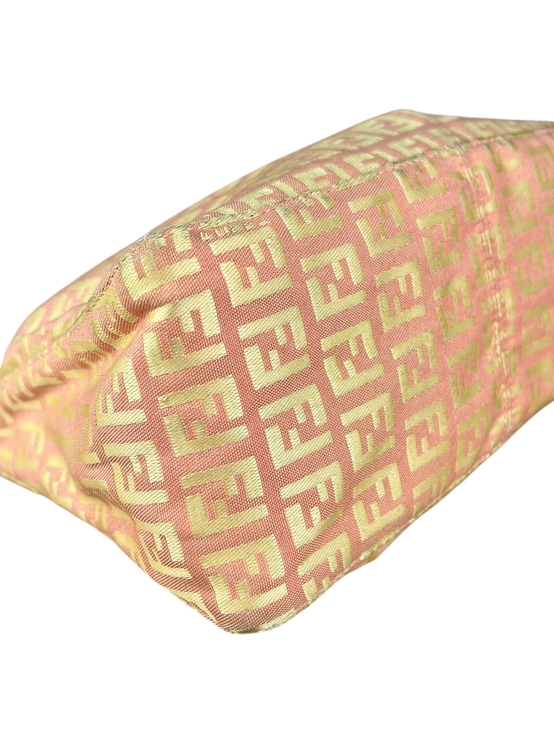 Fendi Vintage Pink Zucca Pochette