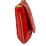 Louis Vuitton Red Vernis Thompson Street Shoulder Bag