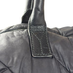 YSL Vintage Black Nylon Top Handle Bag
