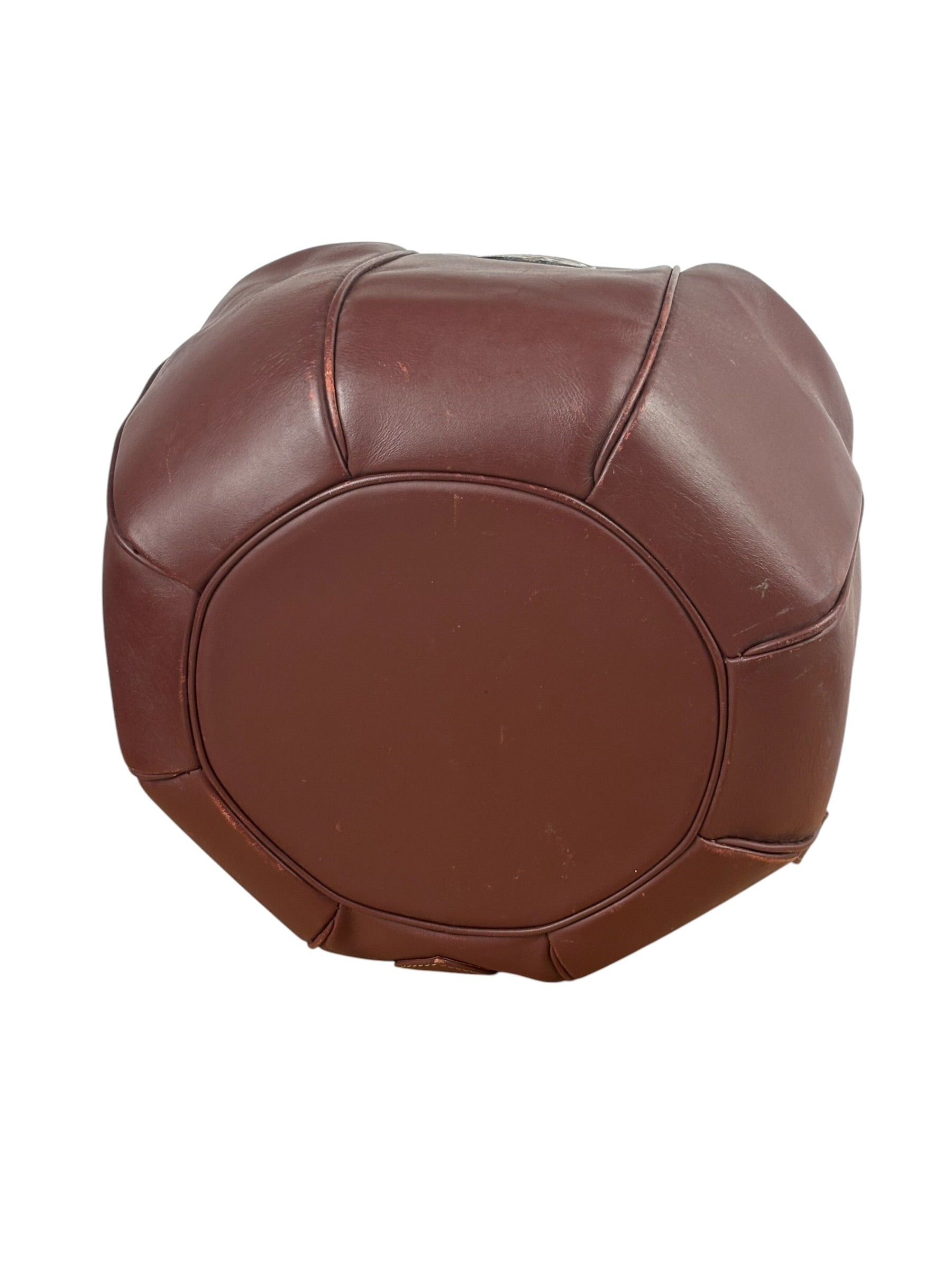 Cartier Vintage Burgundy Leather Must De Cartier Bucket Bag