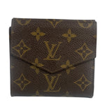 Louis Vuitton Canvas Monogram Compact Double Flap Wallet