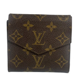 Louis Vuitton Canvas Monogram Compact Double Flap Wallet