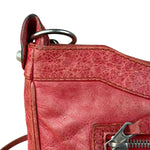 Balenciaga Fuchsia Leather Le City Crossbody