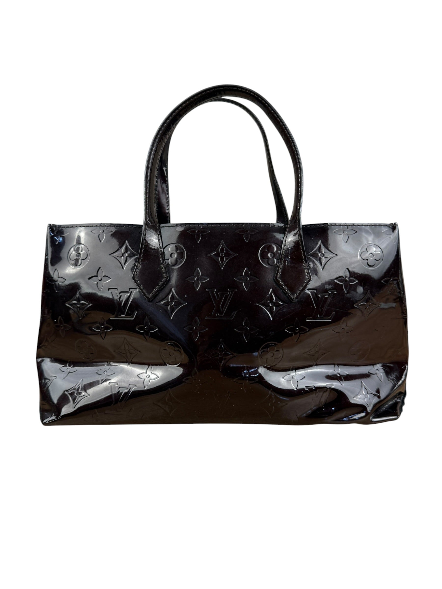 Louis Vuitton Amarante Monogram Vernis Wilshire Hand Bag PM