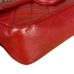 Chanel Red Quilted Leather Classic Mini Flap Bag 2012