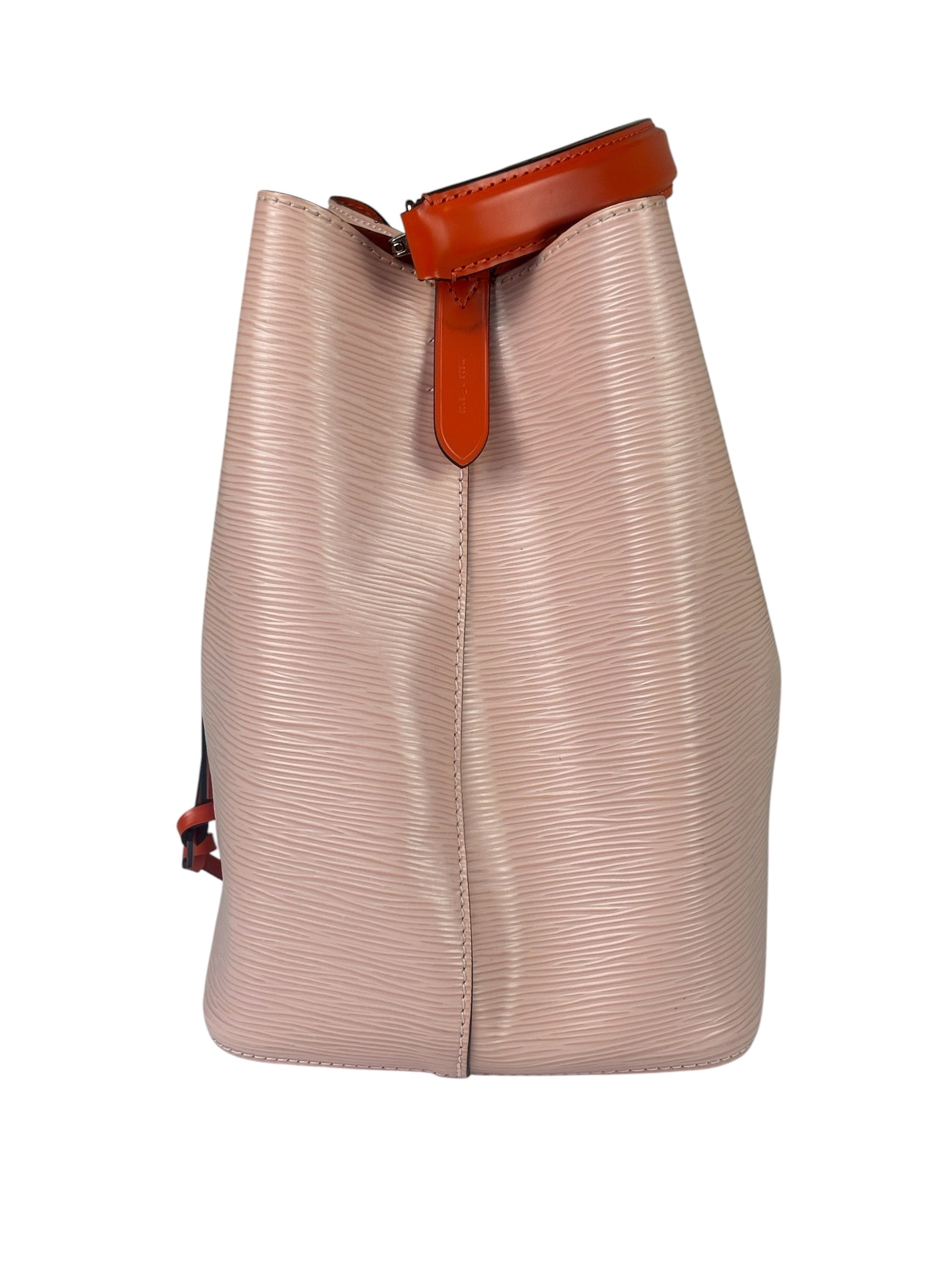 Louis Vuitton Pink/Orange Epi Leather NeoNoe Bucket Bag