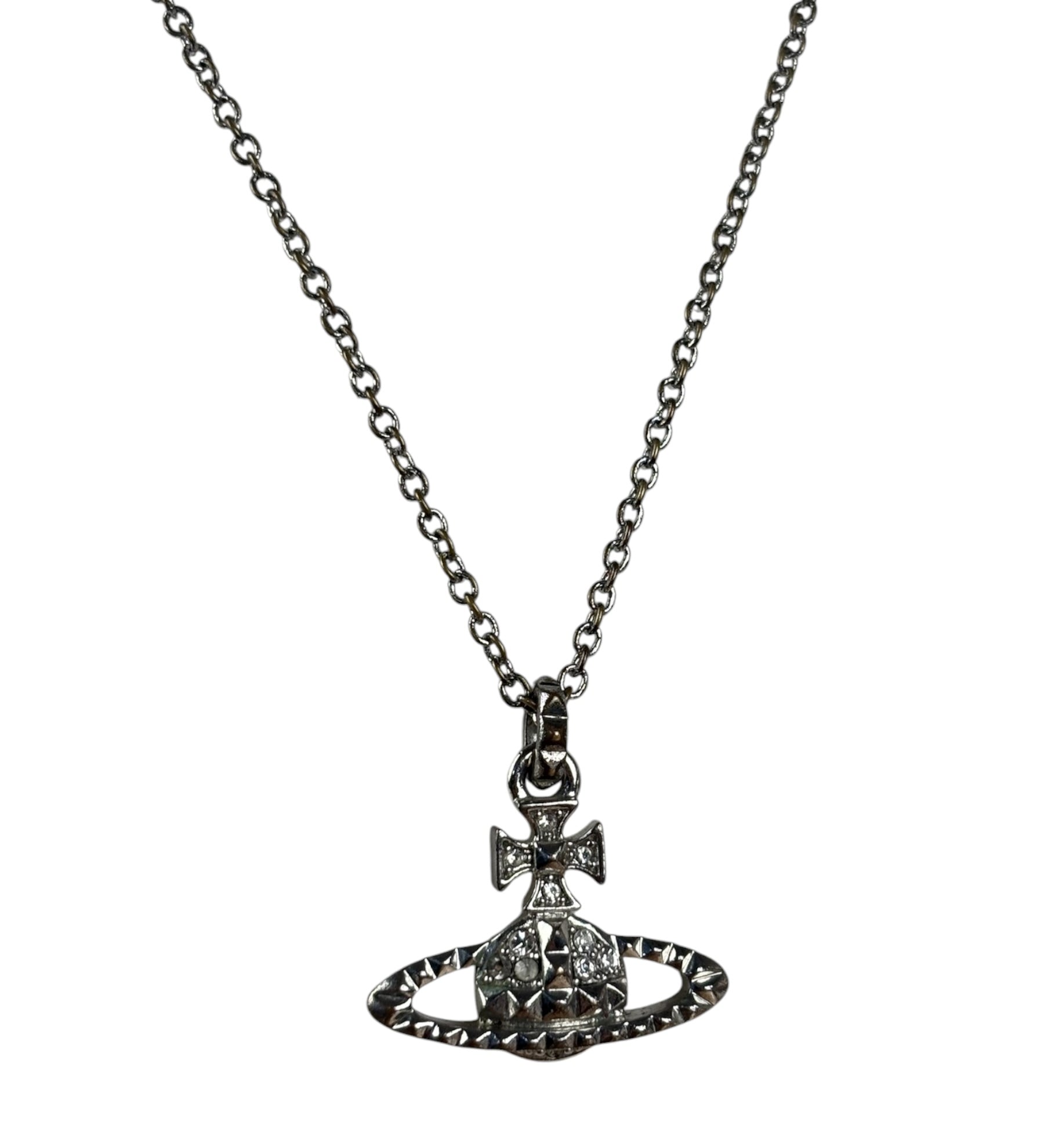 Vivienne Westwood Mini Bas Relief Sovereign Orb Pendant Necklace