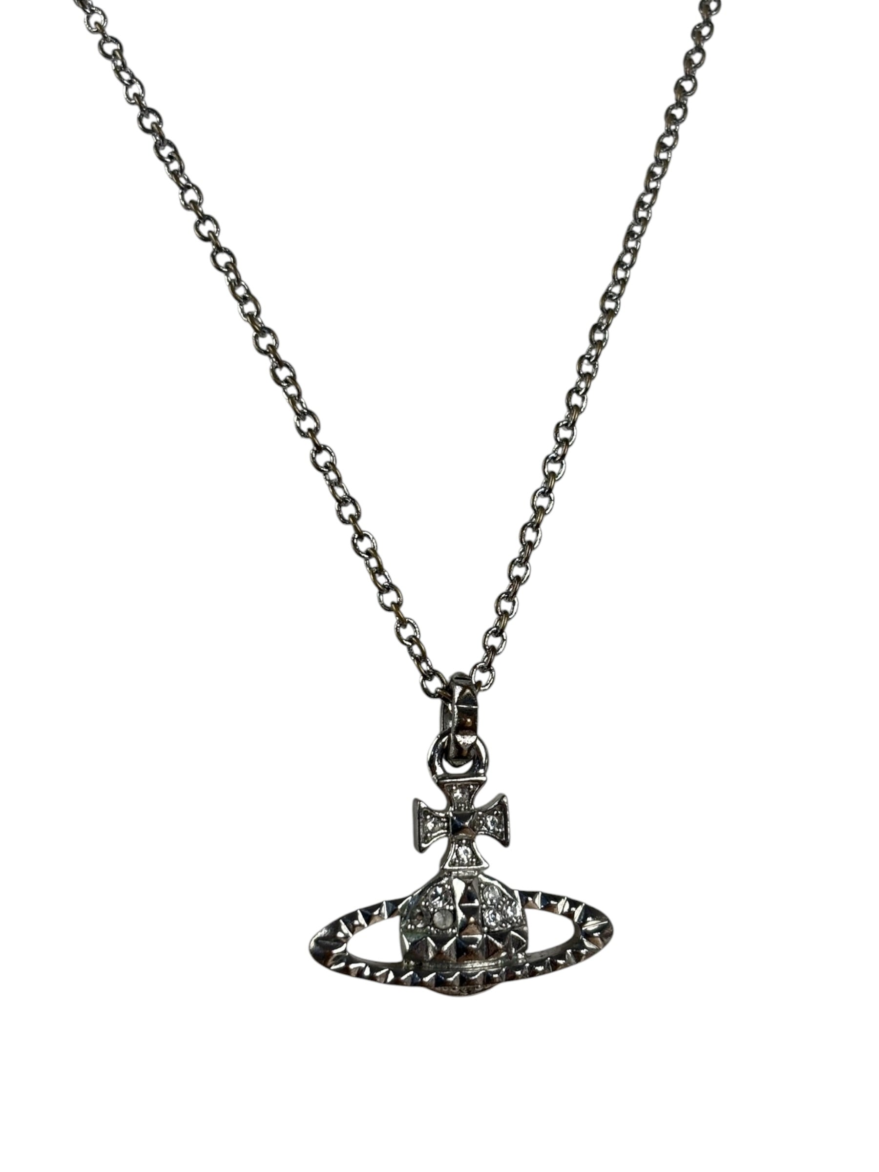 Vivienne Westwood Mini Bas Relief Sovereign Orb Pendant Necklace