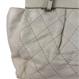 Chanel Beige Quilted Leather Tote 2009