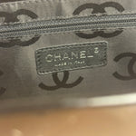 Chanel Vintage Black Patent Pony Hair Chain Pocket Tote 2005