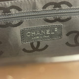 Chanel Vintage Black Patent Pony Hair Chain Pocket Tote 2005
