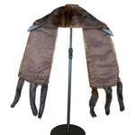 Vintage Brown Fur Tailed Shawl