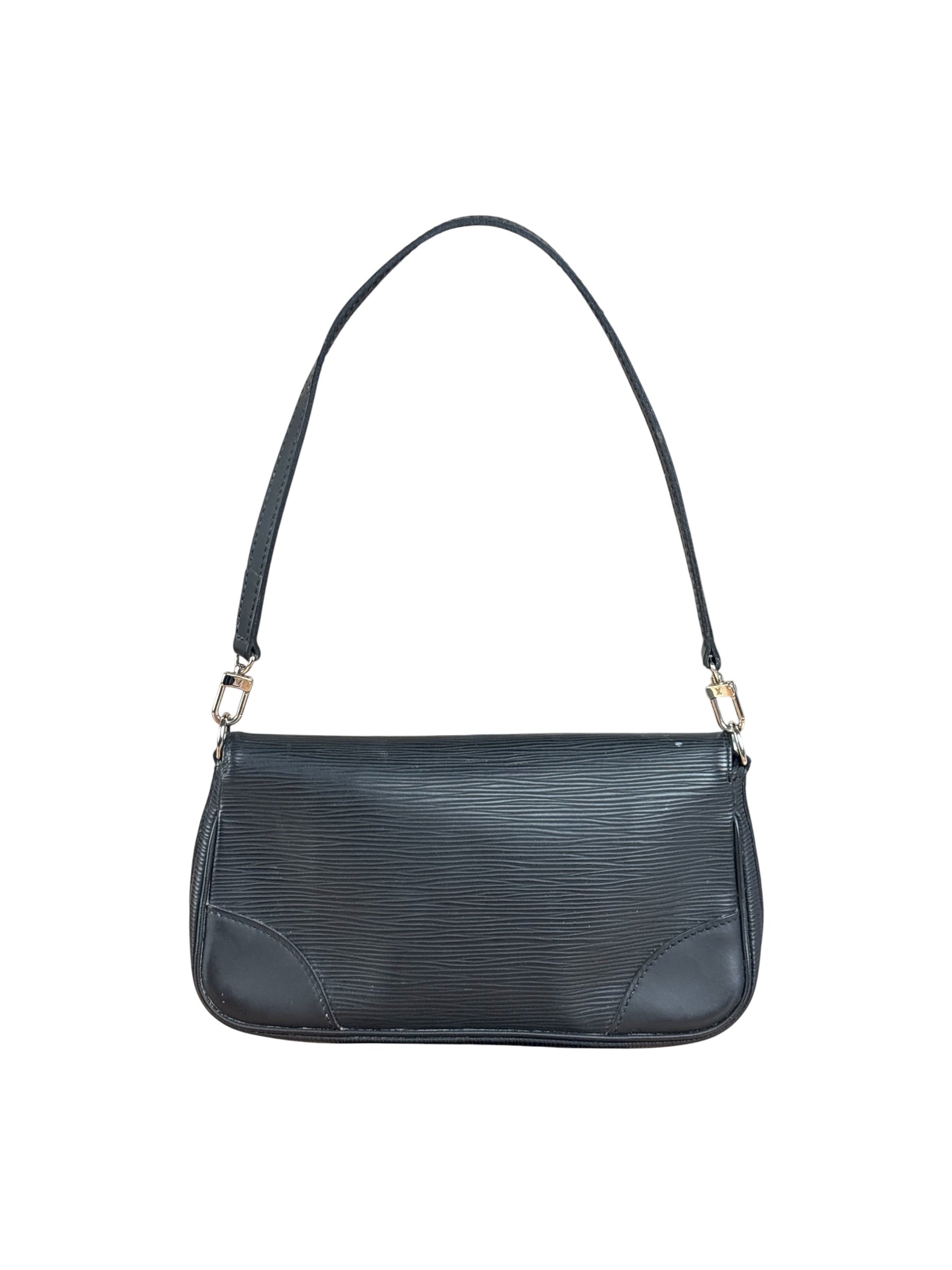 Louis Vuitton Black Epi Leather Segur Pochette