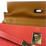 Hermes Coral-Red Epson Casaque Togo Kelly 32