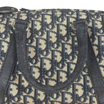 Christian Dior Vintage Blue Oblique Trotter Boston Bag