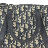 Christian Dior Vintage Blue Oblique Trotter Boston Bag