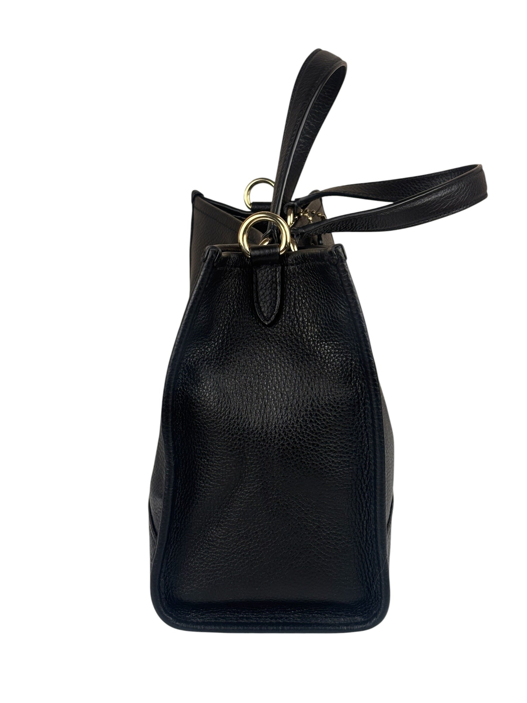 Coach Black Dempsey Carryall 2-Way Bag