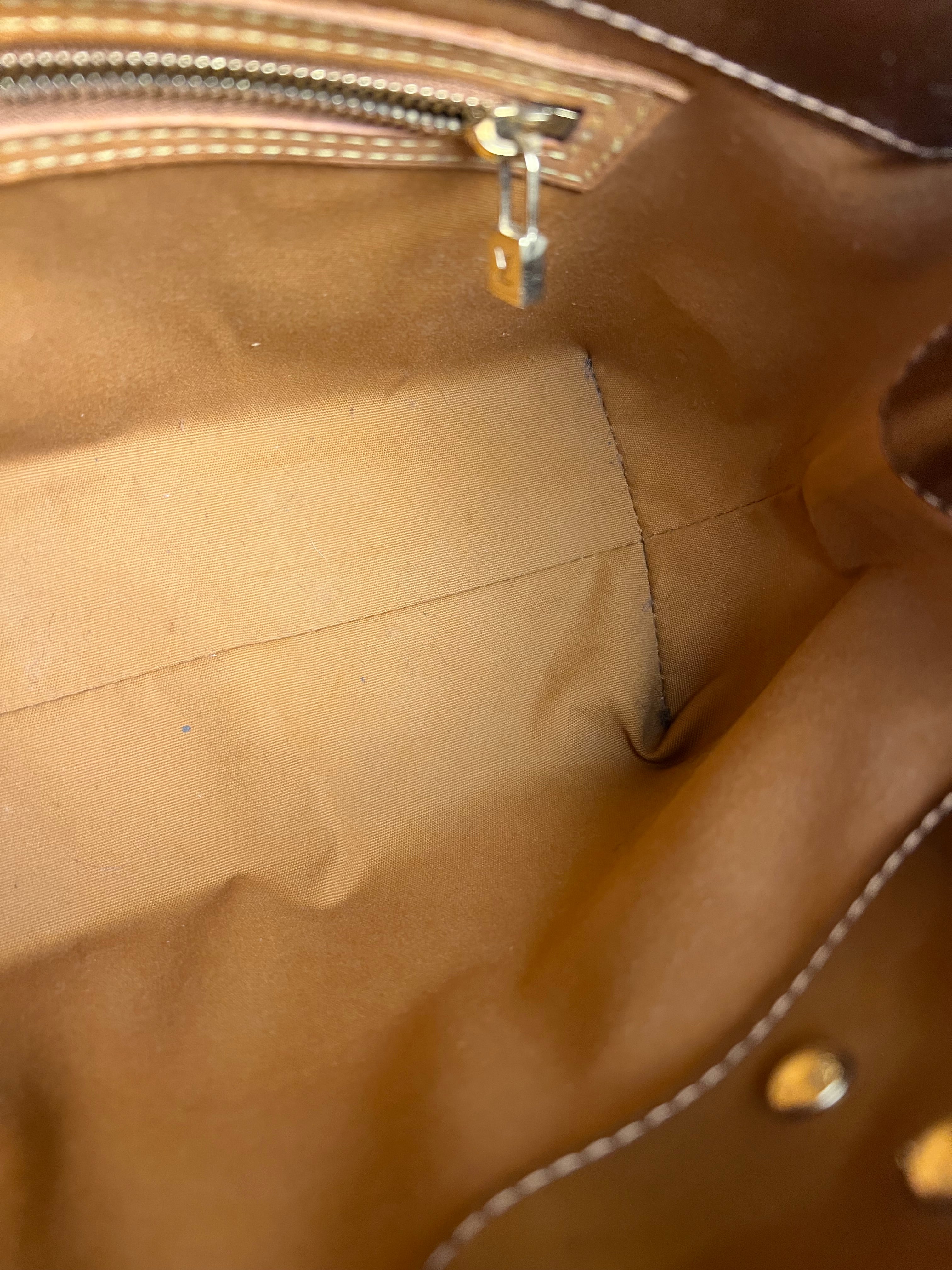 Louis Vuitton Monogram Vernis Bronze Reade PM